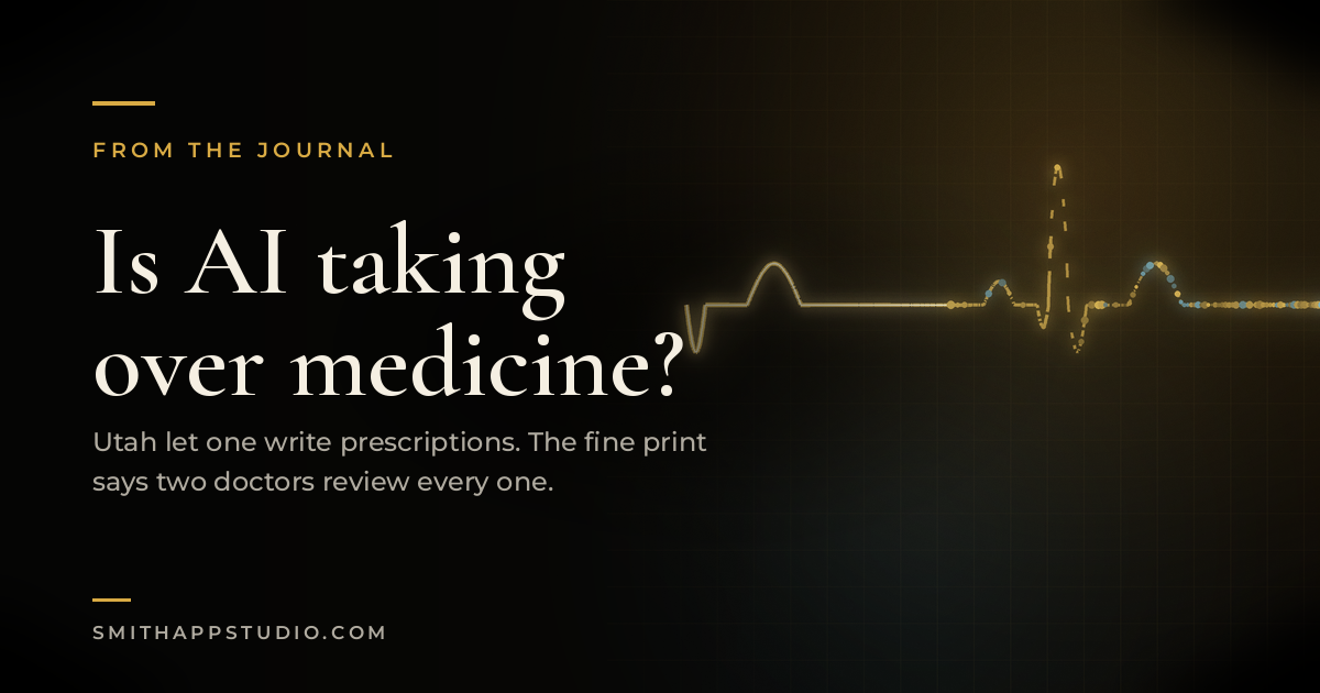 Is AI taking over medicine? - Smith App Studio Journal