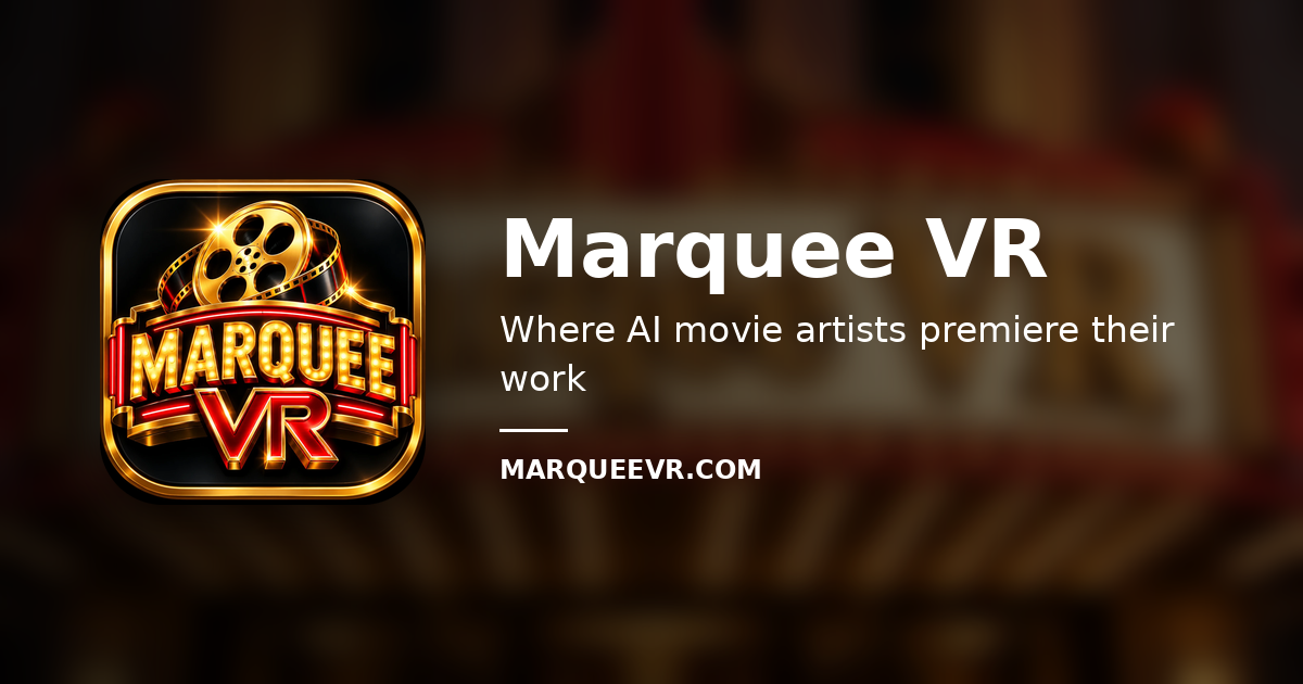 Marquee VR — a movie palace for independent AI filmmakers