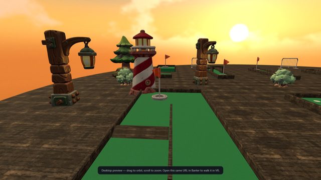 Sunset Putt